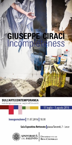 Giuseppe Ciracì – Incompleteness